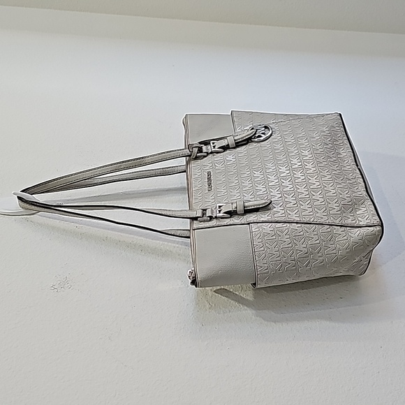 Michael Kors Charlotte LG TZ Tote Grey Spacious - Picture 2 of 7
